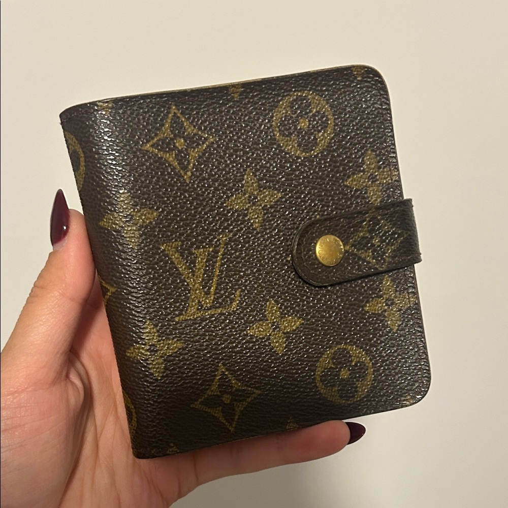 Louis Vuitton Brown Monogram Canvas Snap Wallet